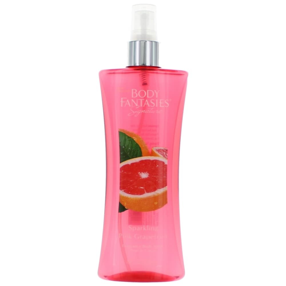 Bottle of Sparkling Pink Grapefruit by Body Fantasies, 8 oz Fragrance Body Spray for Women